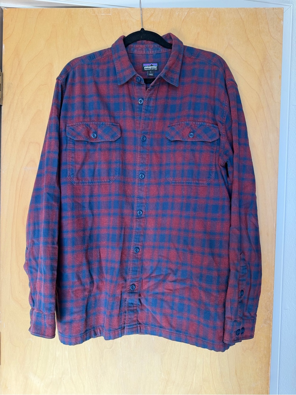Patagonia Men's Long-Sleeved Organic Cotton Midweight Fjord Flannel Shirt